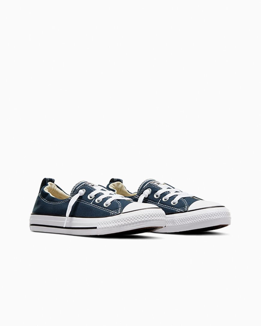 Zapatos Slip On Converse Chuck Taylor All Star Shoreline Mujer Azul Marino | PE 4L5PE0